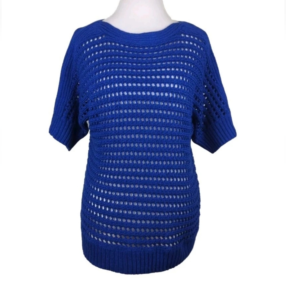 Blue Perforated Top